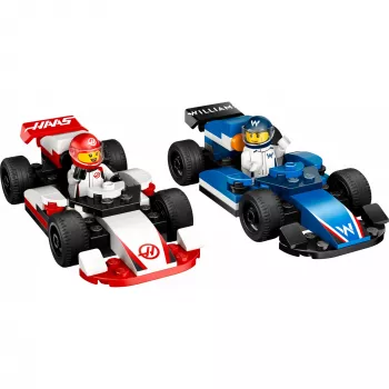 LEGO CITY 60464 F1 - Williams Racing & Haas F1 sacensību mašīnas
