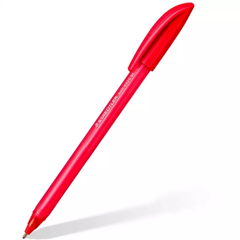 Lodīšu pildspalva Staedtler 4320MC10E1, trīsstūrveida korpuss, dažādas tintes krāsas, 10 gab. iepakojumā