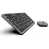 INCA IBK-572BT bezvadu tastatūras un peles komplekts, pelēkā krāsā