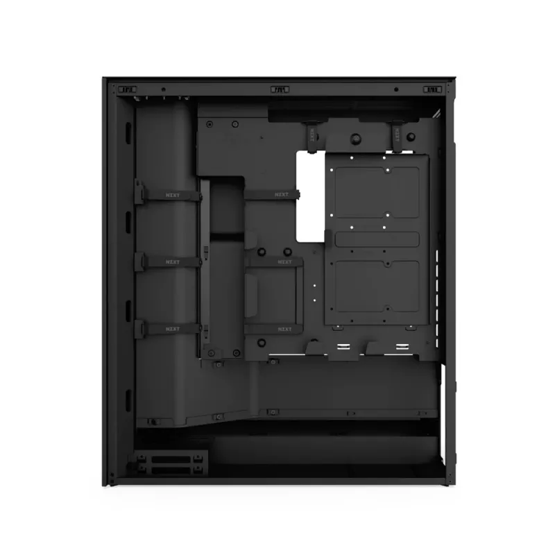 NZXT H7 Flow (2024) vidējā torņa korpuss - pilnīgi melns