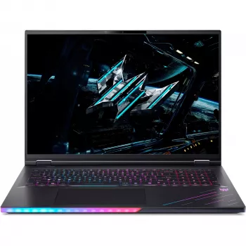 Portatīvais dators Acer Predator PH18-73-93YX — Intel Core Ultra 9 275HX, 18 collu WQUXGA 3840×2400, 64 GB DDR5, 2 TB SSD, NVIDIA GeForce RTX 5090, Windows 11 Pro, Melns