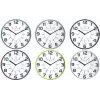 Kvarca sienas pulkstenis Unilux POP Round 28 cm zils, baterija AA 1.5V, 650 g