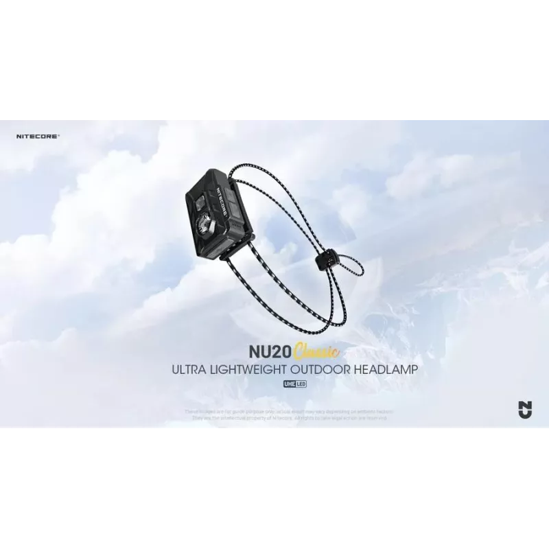Galvas lukturis NU Series 360 LUMENS/NU20 Classic Nitecore