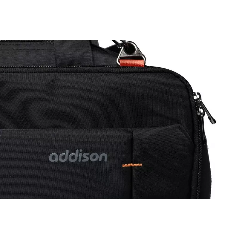 Addison 305014 klēpjdatora soma 35.8 cm (14.1) Toploader soma Melna