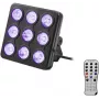 LED efektu gaisma EUROLITE Modelis 42110199 ar 9 gaismas diodēm, DMX vadība