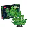 3D puzzle model Flying Dutchman, kas spīd tumsā, cubicfun 306-T4041H