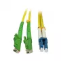 LWL-2-Fiber-Patchk. 7 -5mtr.LSH(E2000APC)-LC - 9/125um - OS2 - G657A2 - AD=3mm - Synergy 21 -