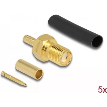 RP-SMA ligzda presēšanai RG-174 / RG-316 DeLOCK 90044