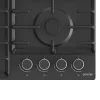 Gorenje plīts virsma GW642AB Gāzes Degļu/sildvirsmu skaits 4 Rotācijas slēdži Melns