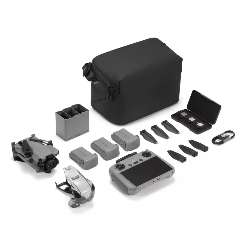 DJI MINI 5 PRO Fly More Combo (RC2) viegls 249g drons ar 50MP sensoru, Lidar, 3x baterijām, tālvadības pults ar ekrānu