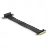 DeLOCK paaugstināšanas karte PCI Express x4 vīrišķais savienotājs uz x4 slotu 90° leņķī ar kabeli 30 cm