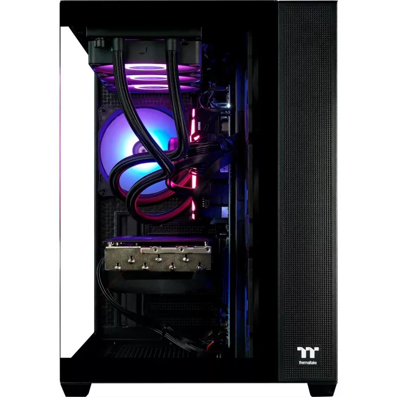 Computer Thermaltake FTW RTX 5080 Melns Intel Core i7 16GB 1TB SSD NVIDIA RTX 5080 Windows 11 Home 64-Bit