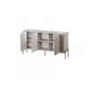 Kumode cama meble VERA 150x40x80 cm, kašmira matēta, skaidu plātne, 16 mm rāmis