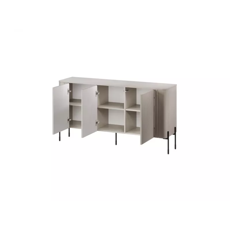 Kumode cama meble VERA 150x40x80 cm, kašmira matēta, skaidu plātne, 16 mm rāmis