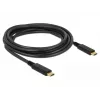 USB kabelis DeLOCK 83325 USB 2.0 3m USB C melns