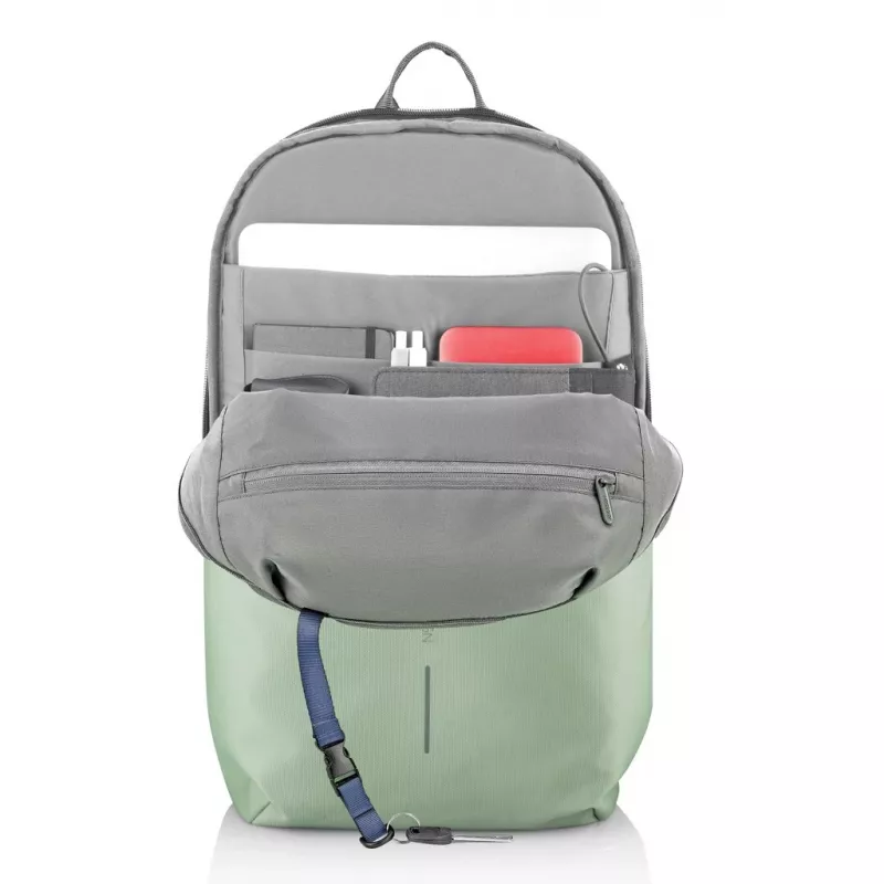 Pretzādzības mugursoma XDDESIGN Bobby Soft — Ledus zaļa, modelis P705.999