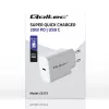 QOLTEC Super Quick PD lādētājs 20W USB-C (5V/12V) – pārnēsājams ātrais lādētājs
