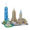 3D Puzzle CubicFun New York City City Line, 123 gabali, 370×420 mm, vecums 8+