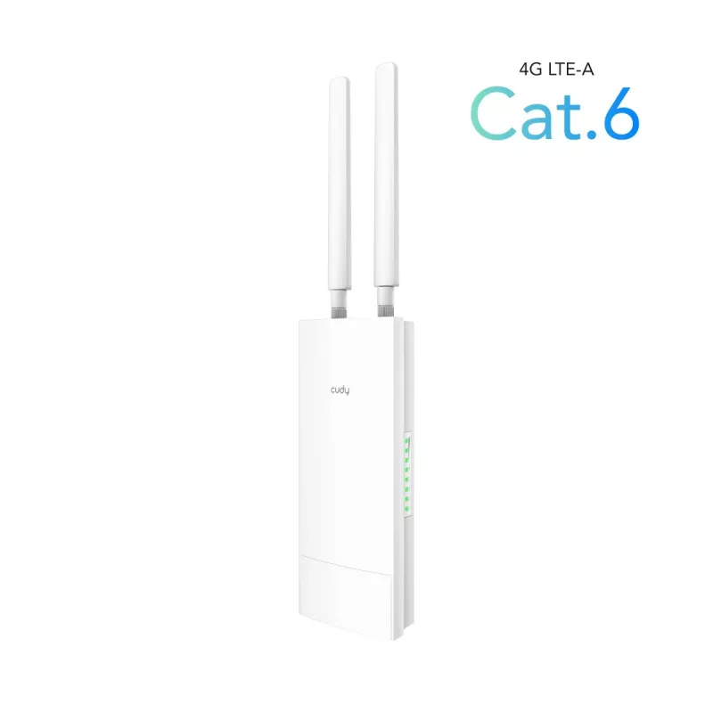 Cudy LT700 bezvadu maršrutētājs Gigabit Ethernet Divjoslu (2.4 GHz / 5 GHz) 4G Balts