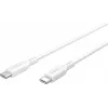 Goobay 77743 USB kabelis balts
