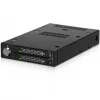 ICY DOCK - ToughArmor - MB834MK-B V2 - 2x M.2 NVMe uz 1x 3,5 collu nodalījumu mobilais rāmis metāla atslēgu slēdzene SlimSAS 4i melna