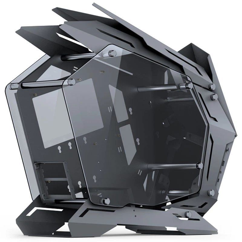 Jonsbo MOD3 Mini Micro-ATX Tower vitrīna ar rūdīto stiklu - Pelēks - Korpuss