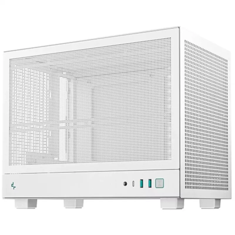 Datora korpuss DeepCool CH160 MESH WH, ATX, balts