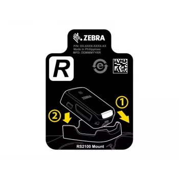 Zebra SG-RS2X-HMTRA-01 turētājs Pasīvais turētājs Svītrkoda skeneris Melns