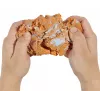 Plastmasas masa Wonder Factory Never Dry Dough, gaiši zila, oranža