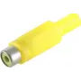 RCA vadu savienotājs, dzeltens, ShiverPeaks BS51500-Y