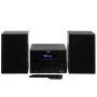 Mini Hi‑Fi stereo sistēma Adler AD 1917 — Bluetooth V5.3, CD/USB/MP3, 2×25W RMS, FM uztvērējs, 4 joslu EQ, AUX, melna