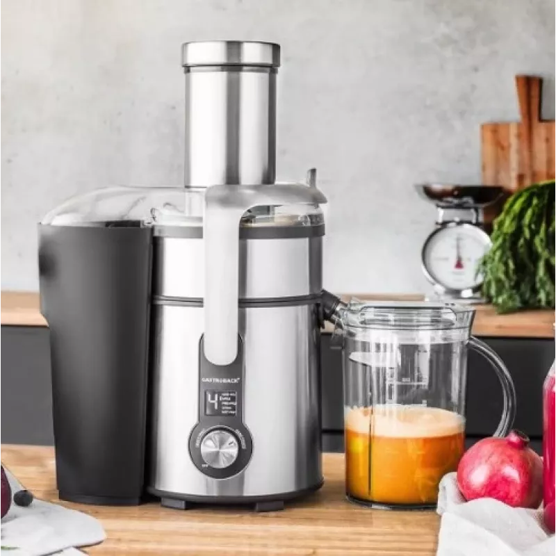 Lēnās sulu spiedes Gastroback Design Digital 1300 W melna nerūsējošais tērauds