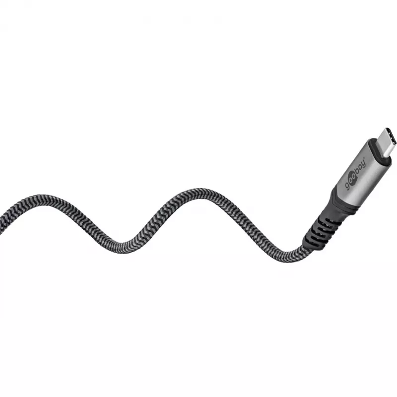 Goobay 74213 USB kabelis, melns