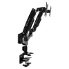 SilverStone SST-ARM22BC dubultā monitora stiprinājums - melns
