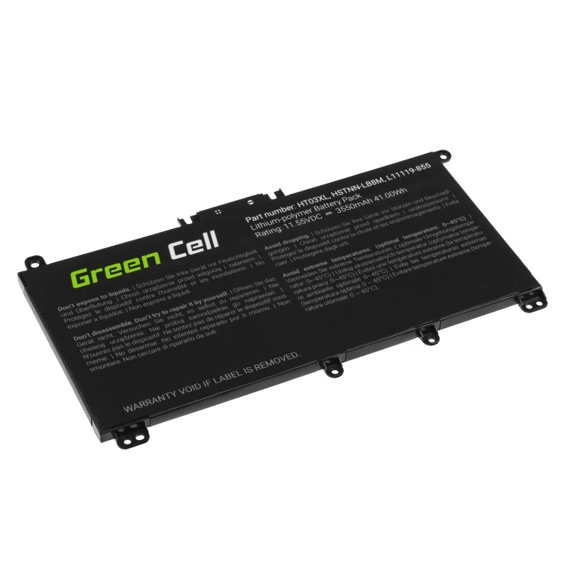 Green Cell GC-HP163 klēpjdatora akumulators HT03XL 11.4V 3400mAh HP Mobilit