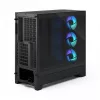 PC Case Fractal Design Pop 2 Air Melns TG RGB Midi Tower — ATX/Micro-ATX/Mini-ITX, 3x120mm priekšā, 1x120mm aizmugurē, 2.5 collu+3.5 collu nodalījumi