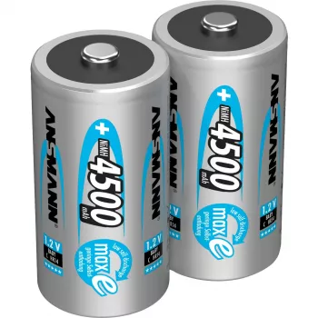 1x2 Ansmann maxe akumulators NiMH Baby 4500 mAh German (5035352)