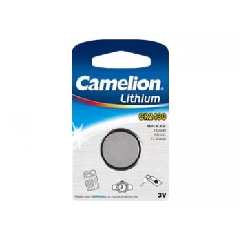Vienreizēja litija pogu baterija CAMELION CR2430, 3 V, 1 gab.