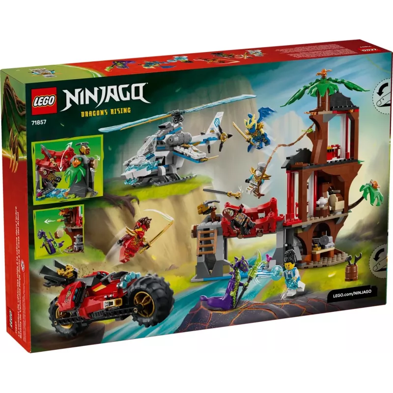 LEGO NINJAGO 71857 Ninja transportlīdzeklis koku mājas kauja