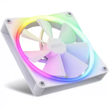 NZXT F140 RGB 140mm divu ventilatoru komplekts, balts