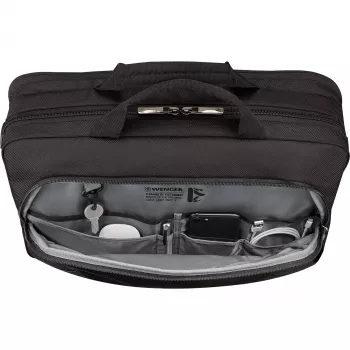 Portfelis Wenger XE 16 melns portatīvajiem datoriem līdz 40,6 cm (16 collām)