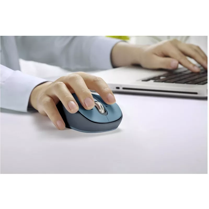Bezvadu pele YENKEE YMS2010BE divu režīmu ergonomiska, 2,4 GHz USB uztvērējs + Bluetooth 5.1, 4 līmeņu DPI 1000–3200, 6 pogas