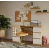 KUBA Rakstāmgalds artisan ozols/balts komplekts