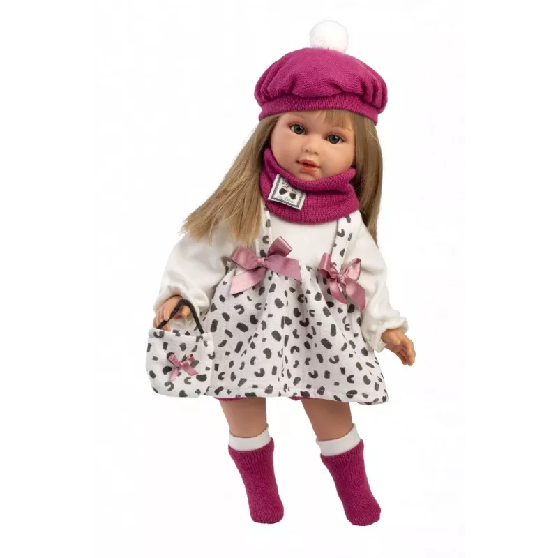 Leļļu Llorens Carla 40 cm — reālistiskas iezīmes, mīksts ķermenis