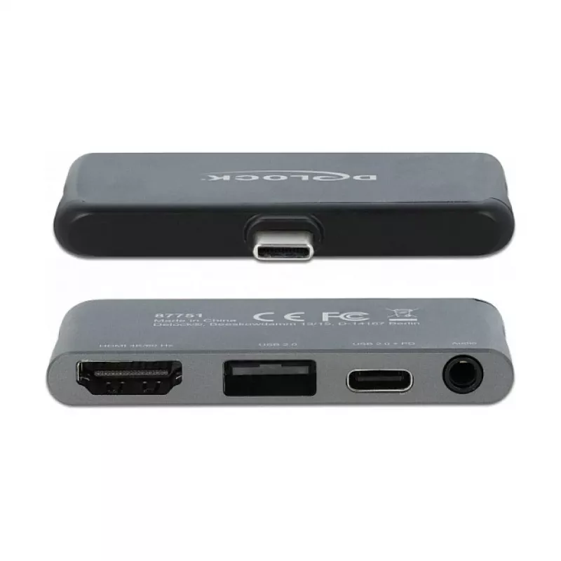 Dokstacija planšetdatoram Apple DeLOCK Mini dokstacija 4K 60 Hz