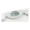Elektroniskie personiskie svari Mesko MS 8137 — ietilpība 150 kg, precizitāte 100 g, balts/caurspīdīgs