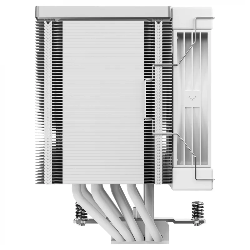 Procesora gaisa dzesētājs DeepCool AK500 G2 WH, 120 mm ventilators, maks. gaisa spiediens 3,33 mmH2O, 117×129×159 mm, balts