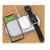3-in-1 bezvadu lādētājs Devia V4 10W — viedtālrunim, Apple Watch, austiņām