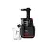 Lēna tipa sulu spiede Tefal Juiceo ZC150 — 150 W, 4,5 cm padeves caurule, 0,8 L sulas un mīkstuma trauki, 80 apgr./min, Melna/Sarkana