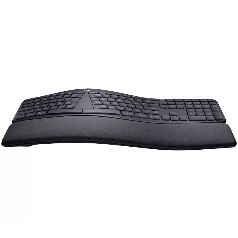 Logitech ERGO K860 - Tastatūra - Bezvadu - 2,4 GHz, Bluetooth 5.0 - QWERTY - Spāņu - Grafīts